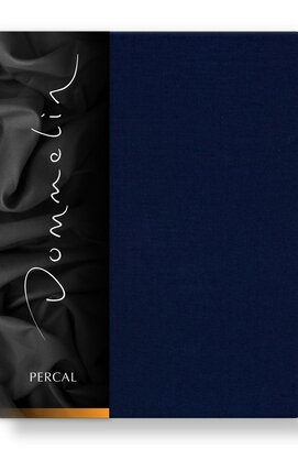 Dommelin Hoeslaken Uni Percal 200TC 524 Navy 180x210/30