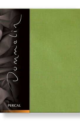 Dommelin Hoeslaken Uni Percal 200TC 586 Groen 80x200/30