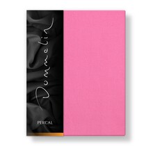 Dommelin Hoeslaken Uni Percal 200TC 578 Fuchsia 120x200/30