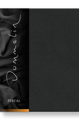 Dommelin Hoeslaken Uni Percal 200TC 585 Donkergrijs 80x200/30