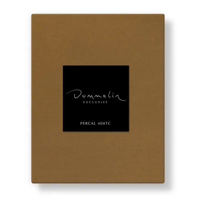 Dommelin Split Topper Hoeslaken Uni Percal 400tc 743 Saffraan 160x200/9 S90