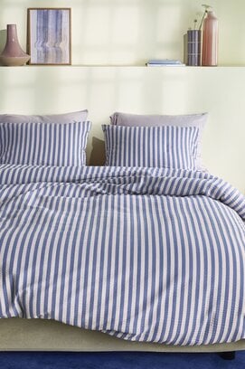 Beddinghouse Dekbedovertrek Veya Blauw 200x200/220 cm