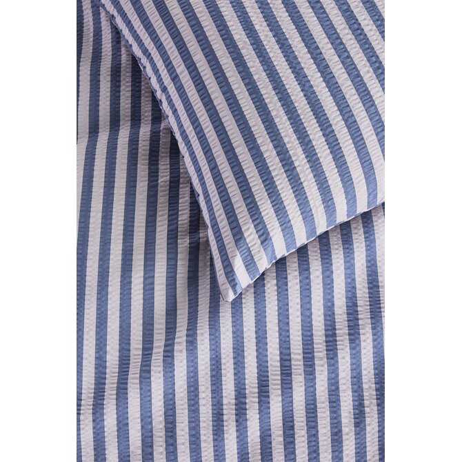 Beddinghouse Dekbedovertrek Veya Blauw 200x200/220 cm