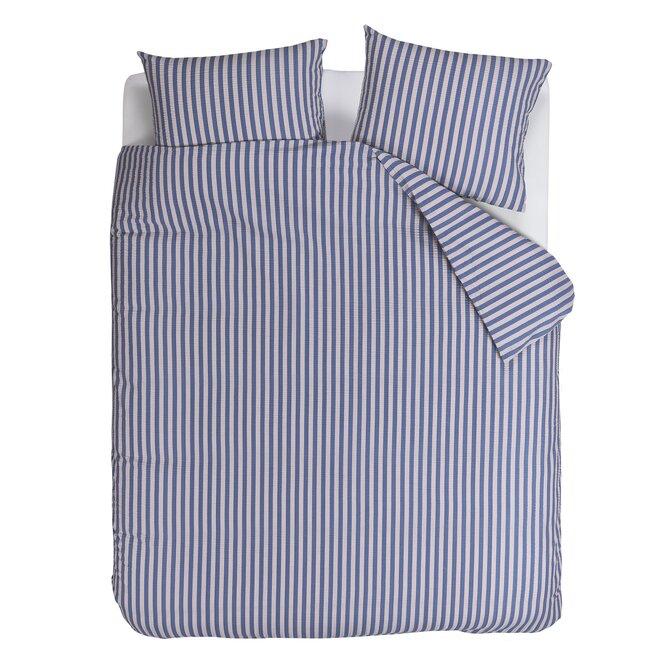 Beddinghouse Dekbedovertrek Veya Blauw 200x200/220 cm