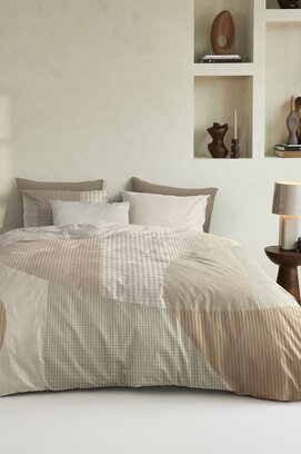 Beddinghouse Dekbedovertrek Tove Naturel 200x200/220 cm