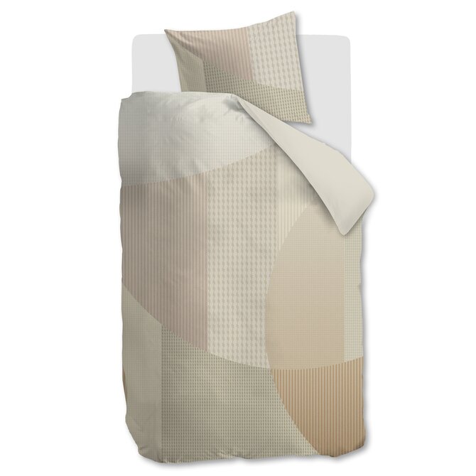 Beddinghouse Dekbedovertrek Tove Naturel 200x200/220 cm