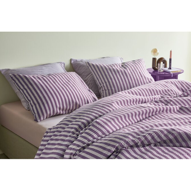 Beddinghouse Dekbedovertrek Veya Mauve 200x200/220 cm