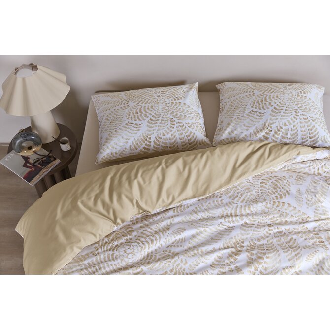 Beddinghouse Dekbedovertrek Indy Naturel 140x200/220 cm