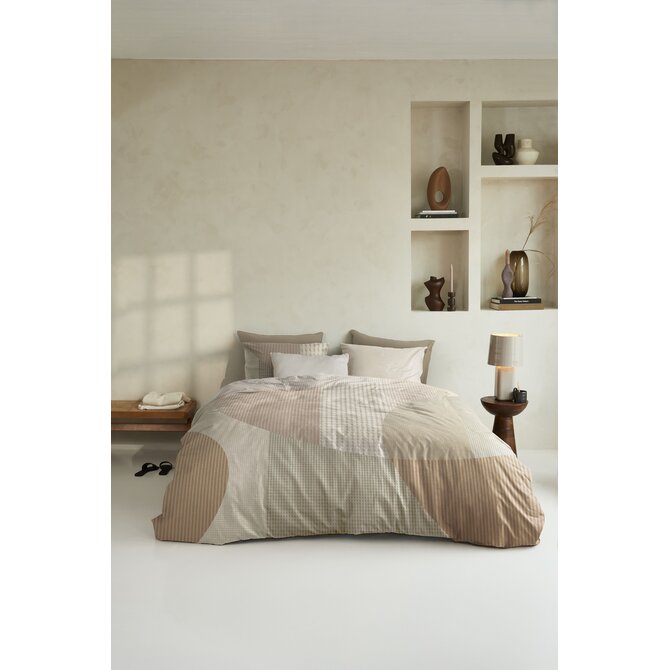 Beddinghouse Dekbedovertrek Tove Naturel 240x200/220 cm