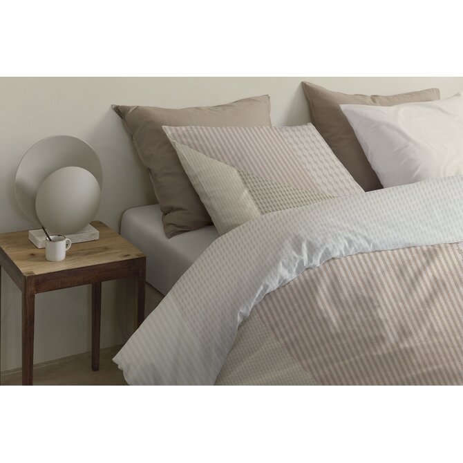 Beddinghouse Dekbedovertrek Tove Naturel 240x200/220 cm
