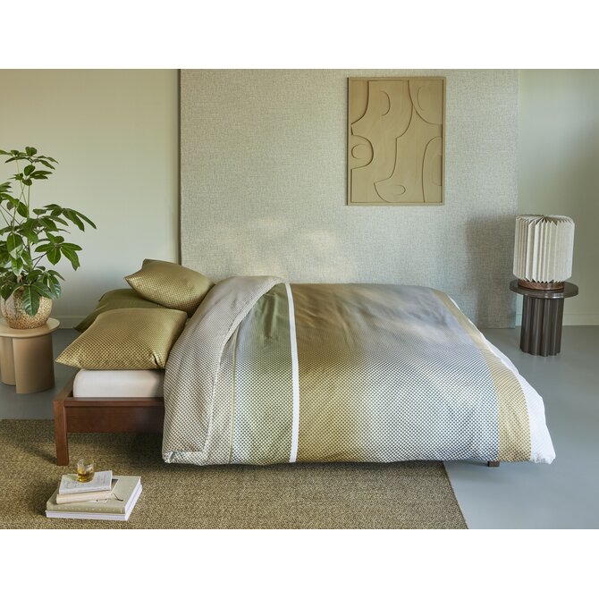 Beddinghouse Dekbedovertrek Elvi Groen 200x200/220 cm