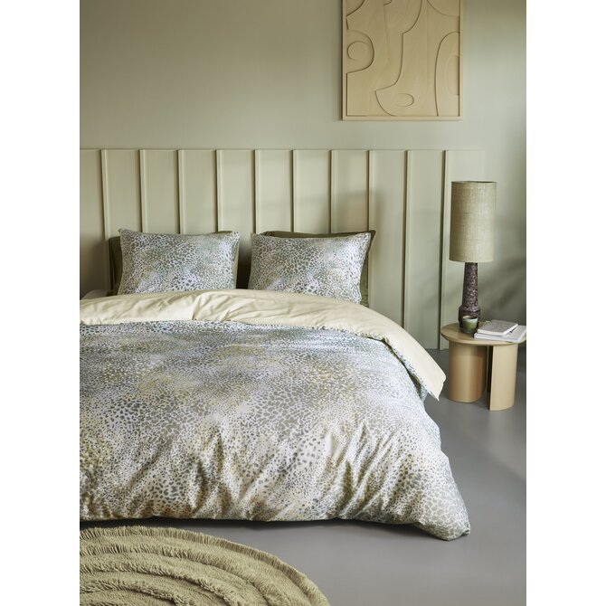 Beddinghouse Dekbedovertrek Sia Groen 140x200/220 cm