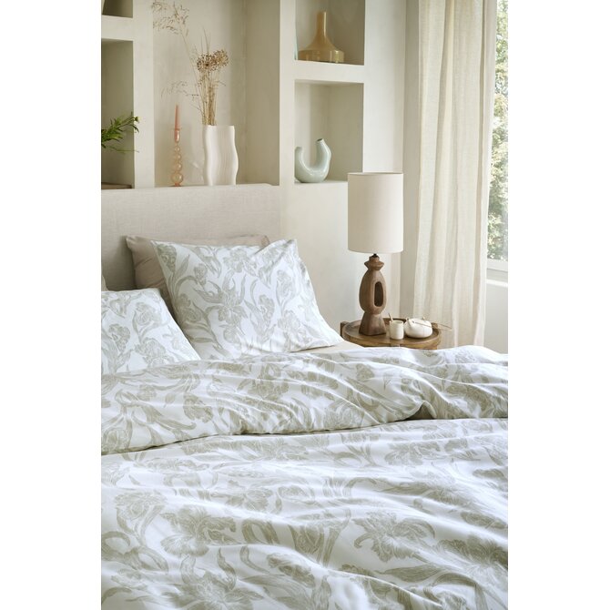 Beddinghouse Dekbedovertrek Irys Zand 200x200/220 cm