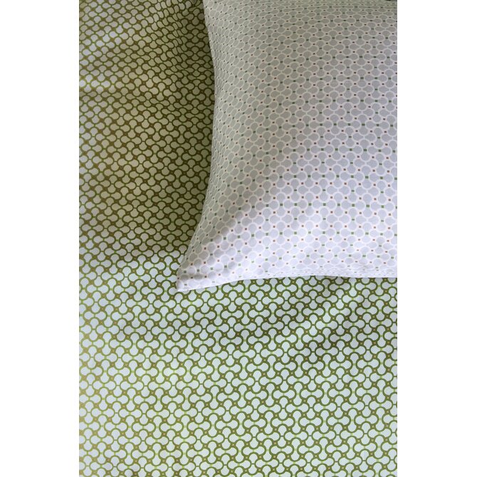 Beddinghouse Dekbedovertrek Nadine Groen 240x200/220 cm