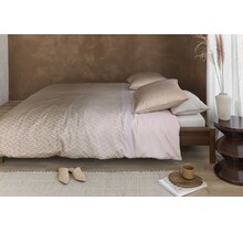 Beddinghouse Dekbedovertrek Archer Zand 260x200/220 cm