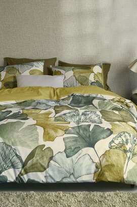 Beddinghouse Dekbedovertrek Suma Groen 200x200/220 cm