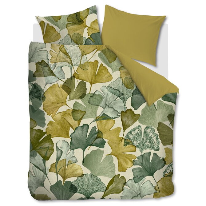 Beddinghouse Dekbedovertrek Suma Groen 200x200/220 cm