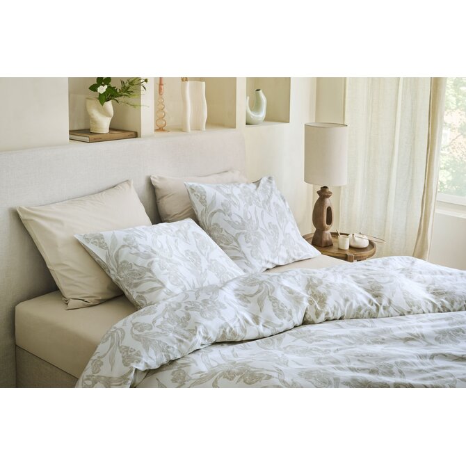 Beddinghouse Dekbedovertrek Irys Zand 260x200/220 cm