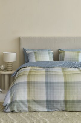 Beddinghouse Dekbedovertrek Sil Blauw Groen 260x200/220 cm