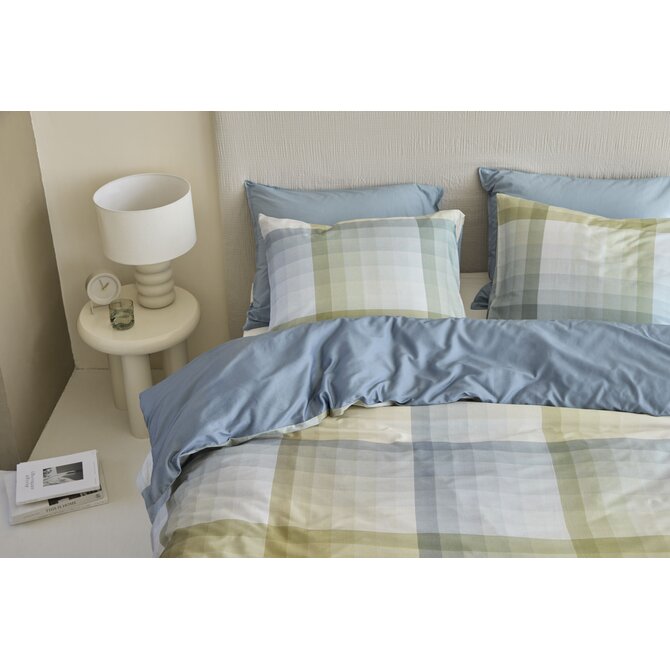 Beddinghouse Dekbedovertrek Sil Blauw Groen 260x200/220 cm
