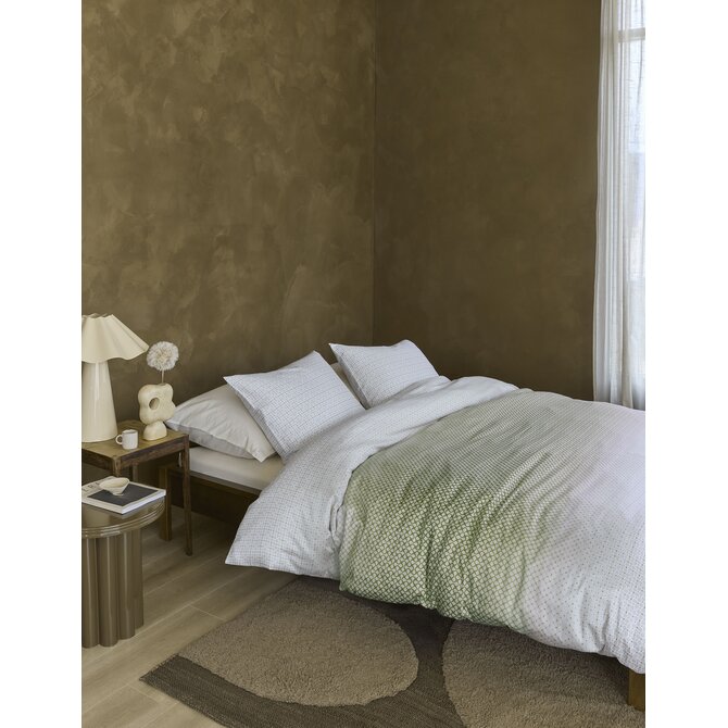 Beddinghouse Dekbedovertrek Nadine Groen 200x200/220 cm