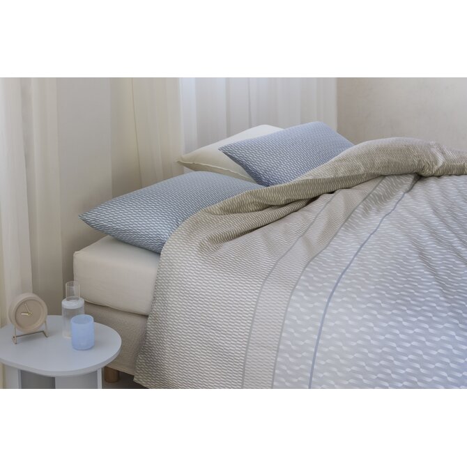 Beddinghouse Dekbedovertrek Archer Blauw 240x200/220 cm