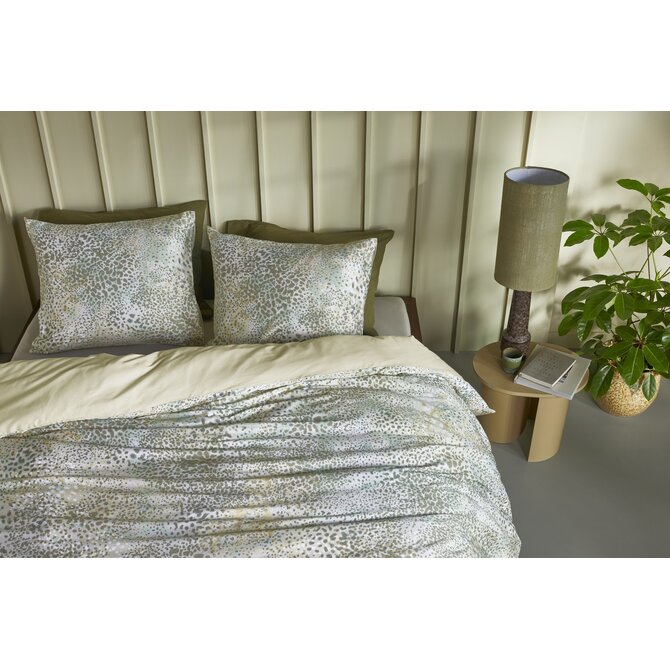Beddinghouse Dekbedovertrek Sia Groen 260x200/220 cm