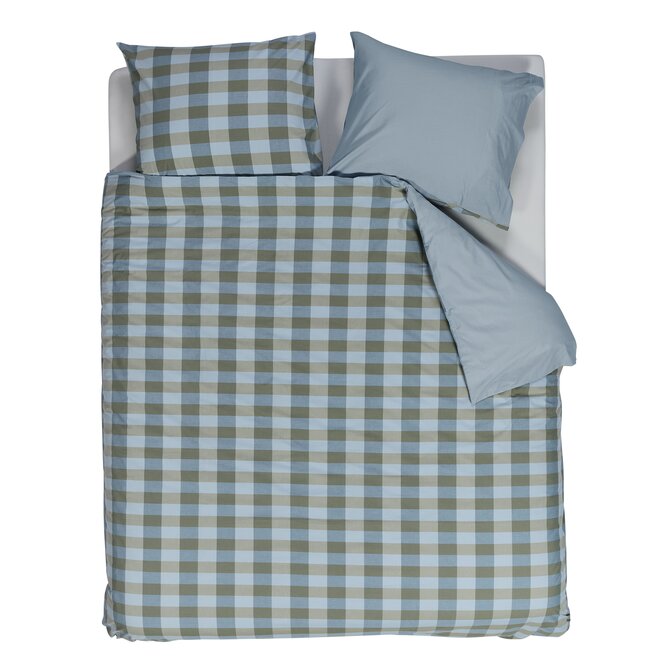 Beddinghouse Dekbedovertrek Marre Blauw Groen 200x200/220 cm