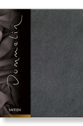 Dommelin Hoeslaken Uni Satijn 300TC 585 Donkergrijs 90x220/30