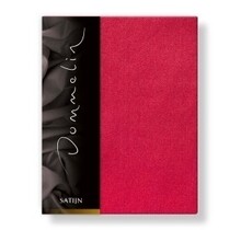 Dommelin Hoeslaken Uni Satijn 300TC 579 Cherry 100x200/30