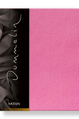 Dommelin Hoeslaken Uni Satijn 300TC 578 Fuchsia 90x210/30