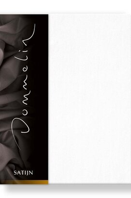 Dommelin Hoeslaken Uni Satijn 300TC 510 Wit 140x220/30