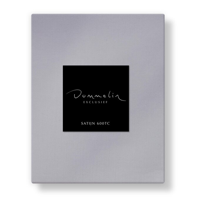 Dommelin Topper Hoeslaken Uni Satijn 600TC 725 Parel 120x200/9