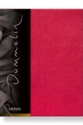 Dommelin Hoeslaken Uni Satijn 300TC 579 Cherry 160x200/30