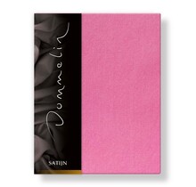 Dommelin Hoeslaken Uni Satijn 300TC 578 Fuchsia 90x220/30