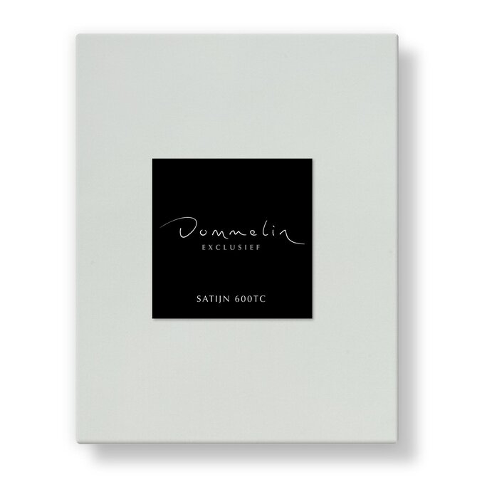 Dommelin Topper Hoeslaken Uni Satijn 600TC 728 Ecru 90x200/9