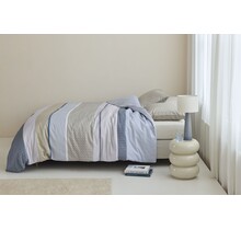 Beddinghouse Dekbedovertrek Hilde Blauw 200x200/220 cm