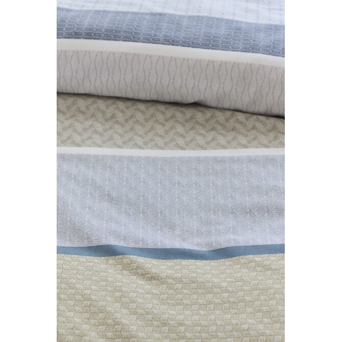 Beddinghouse Dekbedovertrek Hilde Blauw 200x200/220 cm