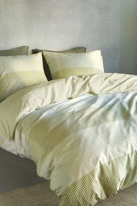 Beddinghouse Dekbedovertrek Zira Groen 200x200/220 cm