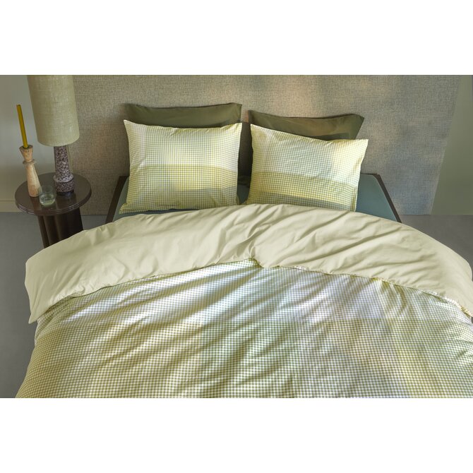 Beddinghouse Dekbedovertrek Zira Groen 200x200/220 cm