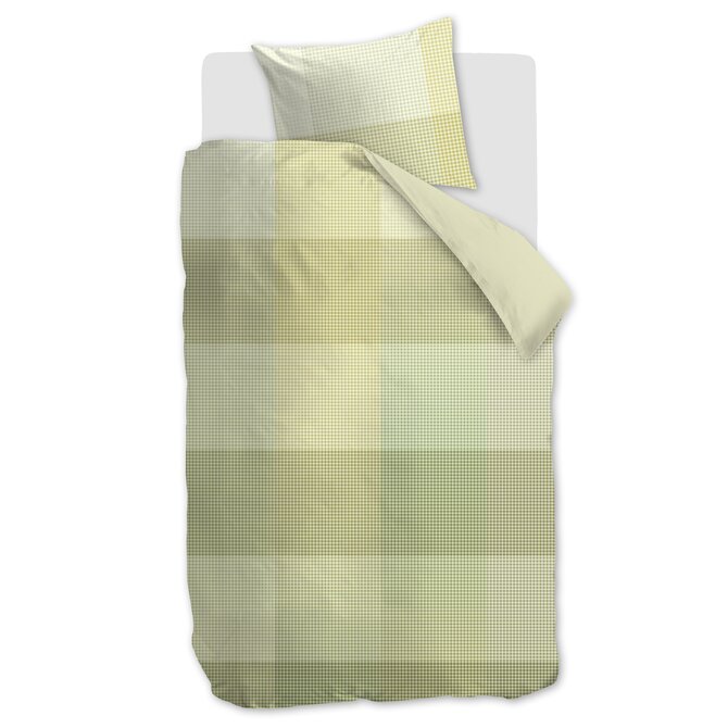 Beddinghouse Dekbedovertrek Zira Groen 200x200/220 cm