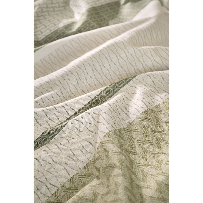 Beddinghouse Dekbedovertrek Hilde Grey Green 240x200/220 cm