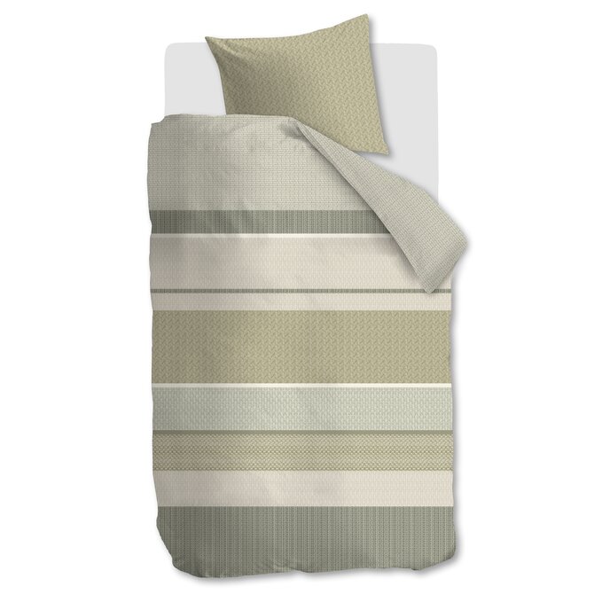 Beddinghouse Dekbedovertrek Hilde Grey Green 240x200/220 cm