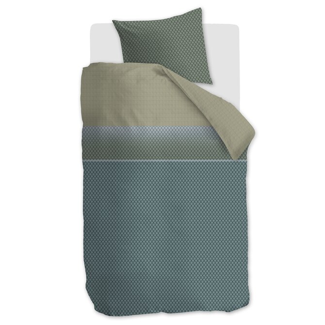 Beddinghouse Dekbedovertrek Riven Blauw 140x200/220 cm