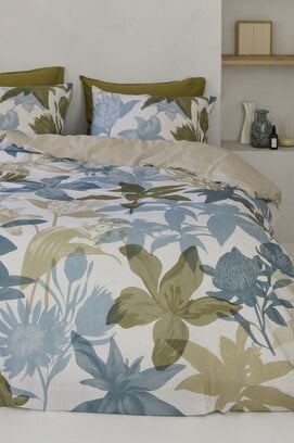 Beddinghouse Dekbedovertrek Flori Blauw 200x200/220 cm