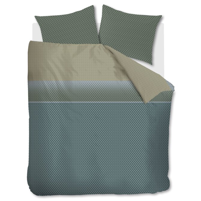 Beddinghouse Dekbedovertrek Riven Blauw 200x200/220 cm