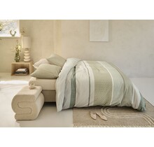 Beddinghouse Dekbedovertrek Hilde Grey Green 260x200/220 cm