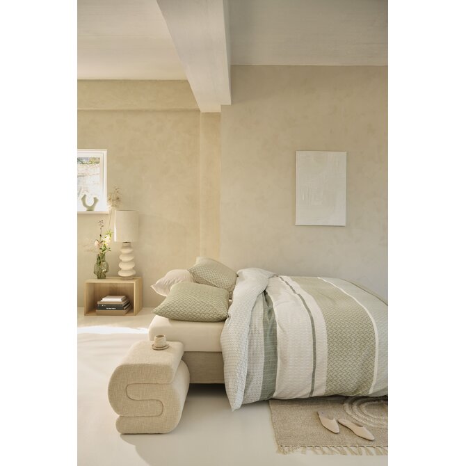 Beddinghouse Dekbedovertrek Hilde Grey Green 260x200/220 cm