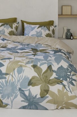 Beddinghouse Dekbedovertrek Flori Blauw 240x200/220 cm