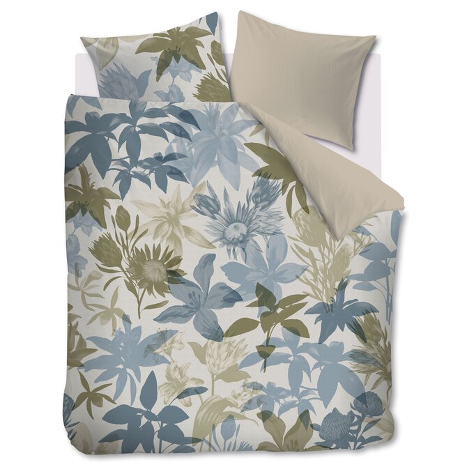 Beddinghouse Dekbedovertrek Flori Blauw 240x200/220 cm